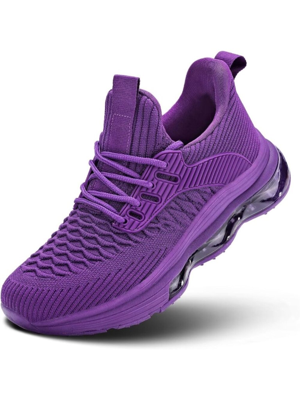Women's Purple Comfortable Athletic Tennis Slip On Sneakers Comfortable Shoes